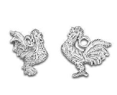 Rooster Zipper Pull or Sewing Charm