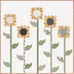 Scrappy Sunflowers Quilt Pattern by Lella Boutique