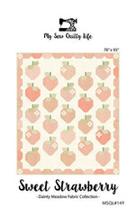 Sweet Strawberry Quilt Pattern by My Sew Quilty Life