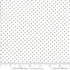 Essential Dots White Black Yardage by Moda Fabrics