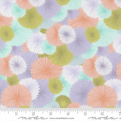 Soiree Lavender Paper Fans Yardage by Mara Penny for Moda Fabrics