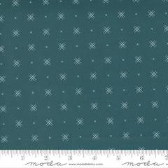 Beyond Bella Dark Teal Yardage by Bound Co. for Moda Fabrics