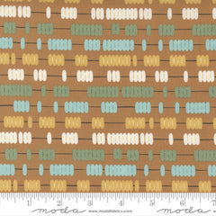 ABC XYZ Gold Abacus Yardage by Staci Iest Hsu for Moda Fabrics