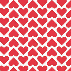 XOXO Red Wild Hearts yardage by Camelot Fabrics
