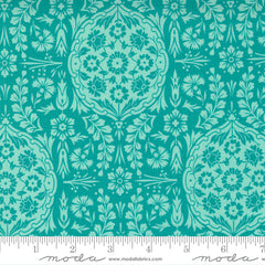 Morning Light Pond Damask Garden Yardage by Linzee McCray for Moda Fabrics