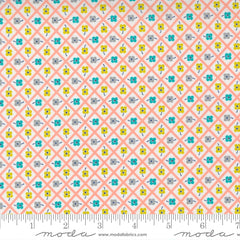 Morning Light Blossom Chockablock Check Yardage by Linzee McCray for Moda Fabrics