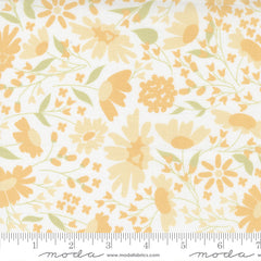 Buttercup & Slate Cloud Buttercup Blooms Yardage by Corey Yoder for Moda Fabrics