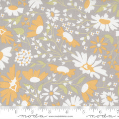 Buttercup & Slate Pebble Buttercup Blooms Yardage by Corey Yoder for Moda Fabrics