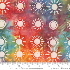 Beachy Batiks Coral Reef Suns Yardage by Moda Fabrics