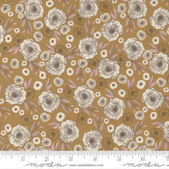 Slow Stroll Golden Last Bloom Yardage by Fancy That Design House for Moda Fabrics