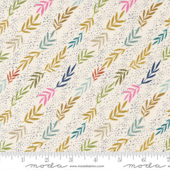 Songbook A New Page Unbleached Reaching Yardage by Fancy That Design House for Moda Fabrics