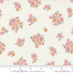 Sunnyside Cream Coral Fresh Cuts Yardage by Camille Roskelley for Moda Fabrics