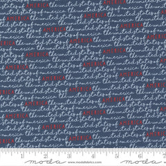 Stateside Navy America Yardage by Sweetwater for Moda Fabrics