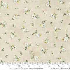 Happiness Blooms Natural Tossed Blooms yardage by Deb Strain for Moda Fabrics