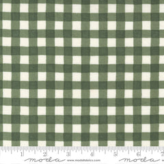 Happiness Blooms Moss Forest Gingham yardage by Deb Strain for Moda Fabrics