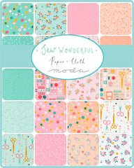 Sew Wonderful Fat Eighth Bundle by Paper & Cloth for Moda Fabrics