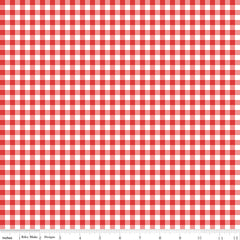 Quilt Fair Red Gingham Yardage by Tasha Noel for Riley Blake Designs