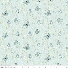 Daybreak Mist Mariposas Yardage by Fran Gulick for Riley Blake Designs