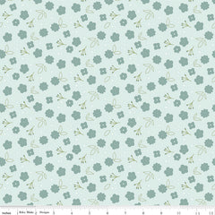 Daybreak Mist Flowers Yardage by Fran Gulick for Riley Blake Designs