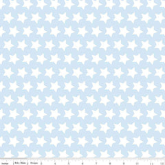 Stars Boy Blue Yardage by Riley Blake Designs