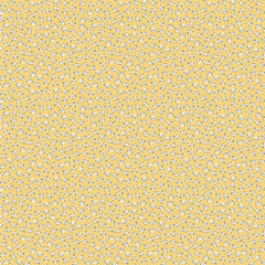 My Favorite Things Yellow Delightful Yardage by Lori Woods for Poppie Cotton Fabrics