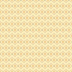 Hollyhock Lane Yellow Joy Yardage by Lori Woods for Poppie Cotton Fabrics