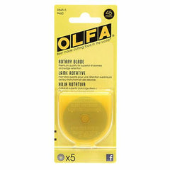45MM Rotary Blades by Olfa 5 Count