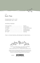 Sun Tea Quilt Pattern by Lella Boutique