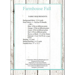 Farmhouse Fall Quilt Pattern by Erica Made Designs