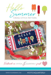 Hello Summer Cross Stitch Pattern by It's Sew Emma