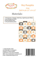 Hey Pumpkin Quilt Pattern by Chelsi Stratton Designs
