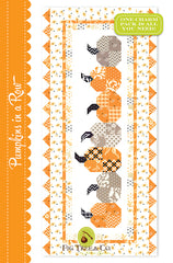Pumpkins In A Row Table Runner Pattern by Fig Tree & Co